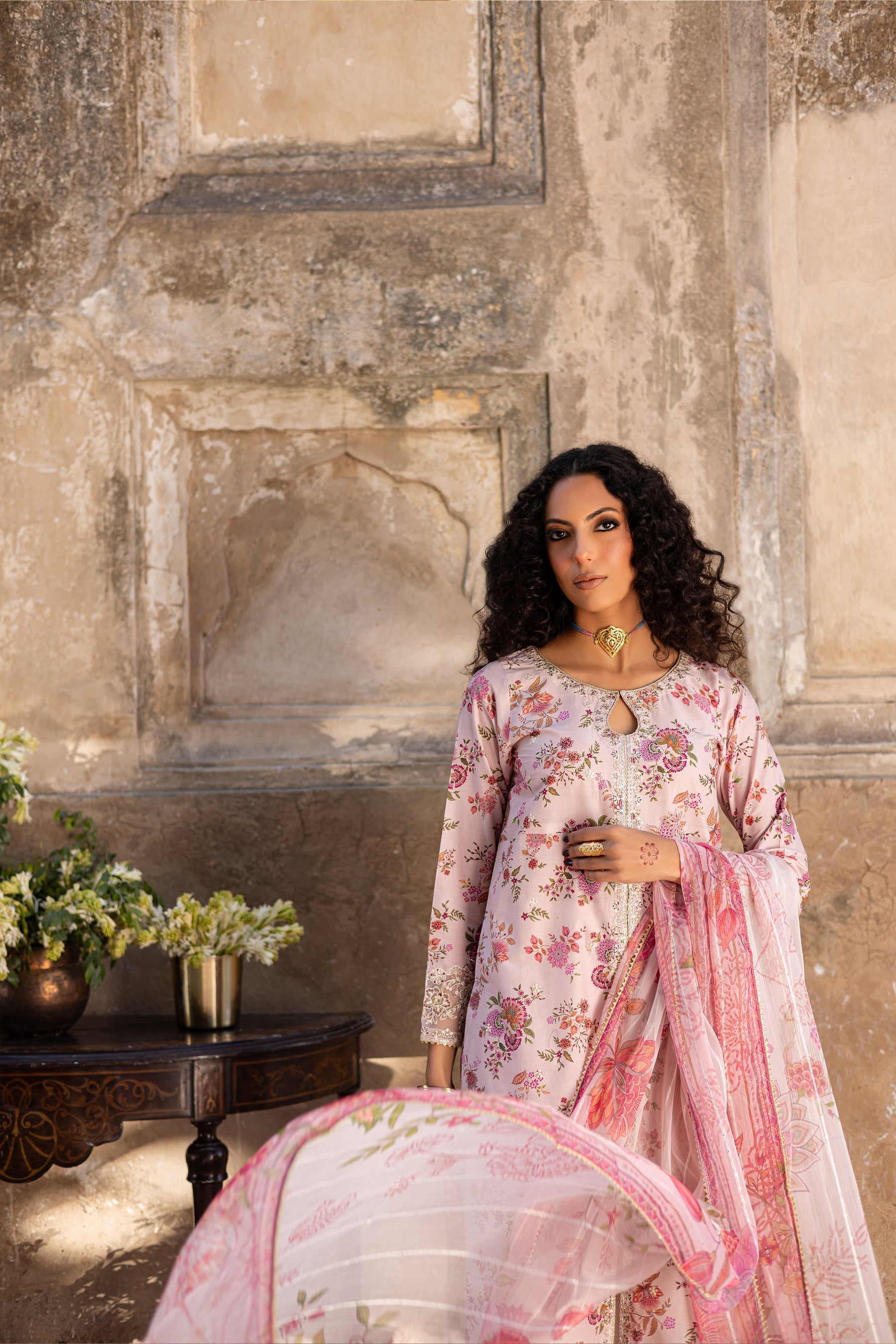 Batik | Chargbagh | Pink Lilly - Official Batik stockist in UK - Sakeena London