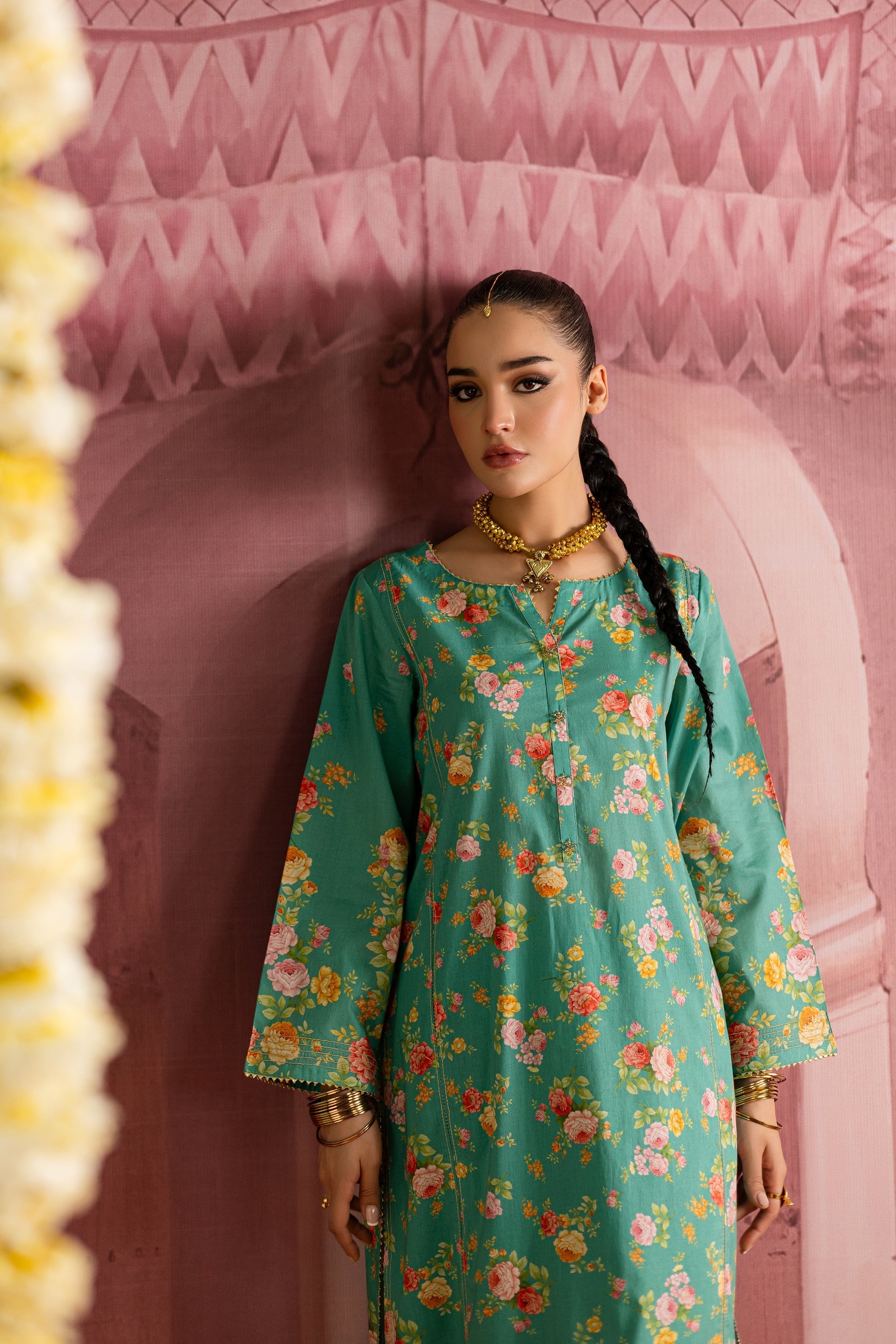 Batik | Chargbagh | Aquamarine - Official Batik stockist in UK - Sakeena London