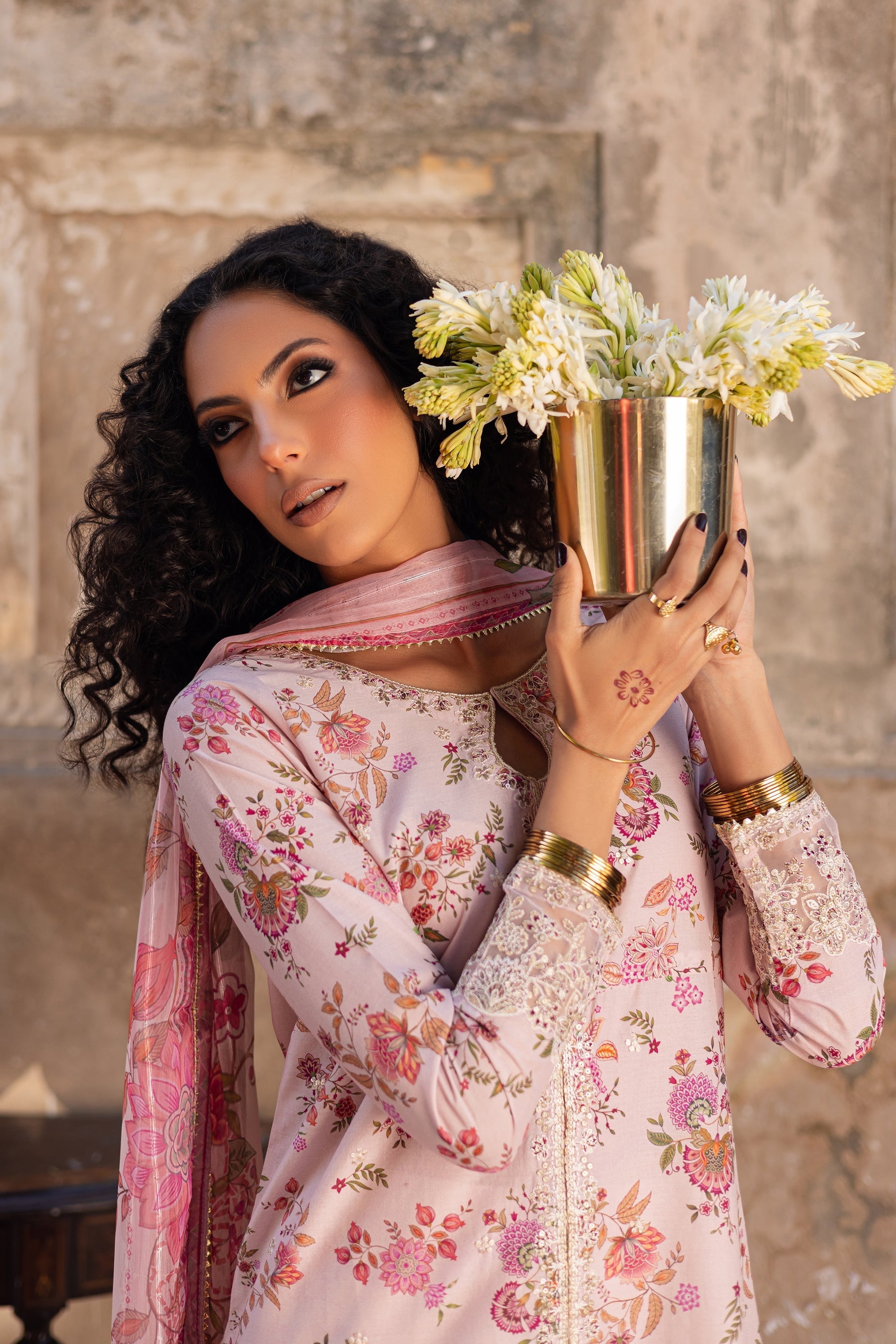 Batik | Chargbagh | Pink Lilly - Official Batik stockist in UK - Sakeena London