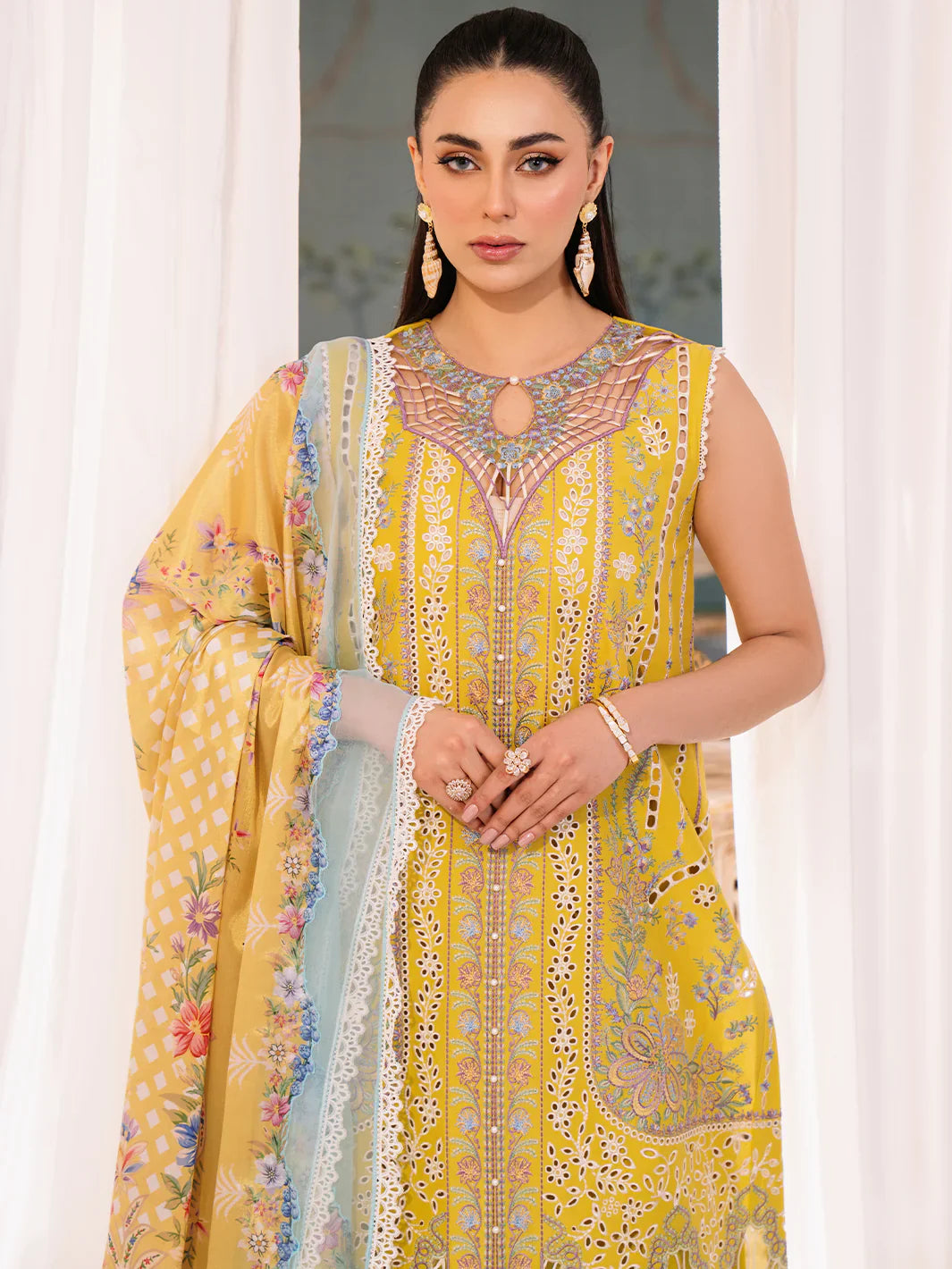 Bin Ilyas | La Hira Spring Summer 24 | 201 - A - Official Bin Ilyas stockist in UK - Sakeena London