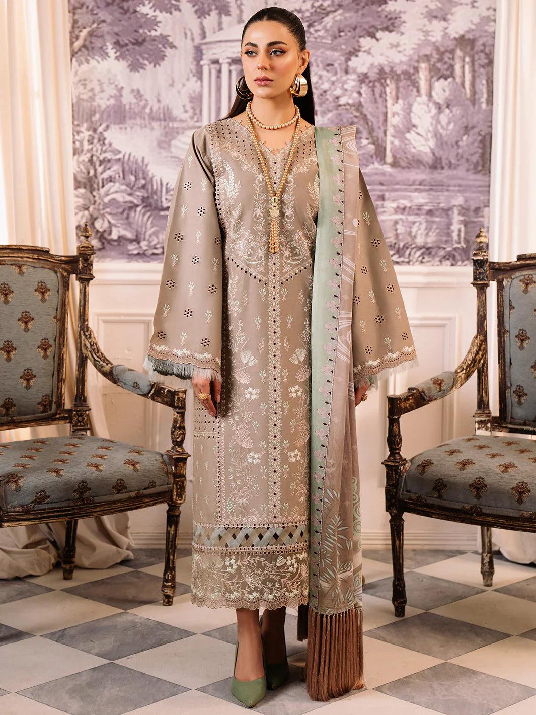 Bin Ilyas | La Hira Spring Summer 24 | 203-A - Official Bin Ilyas stockist in UK - Sakeena London