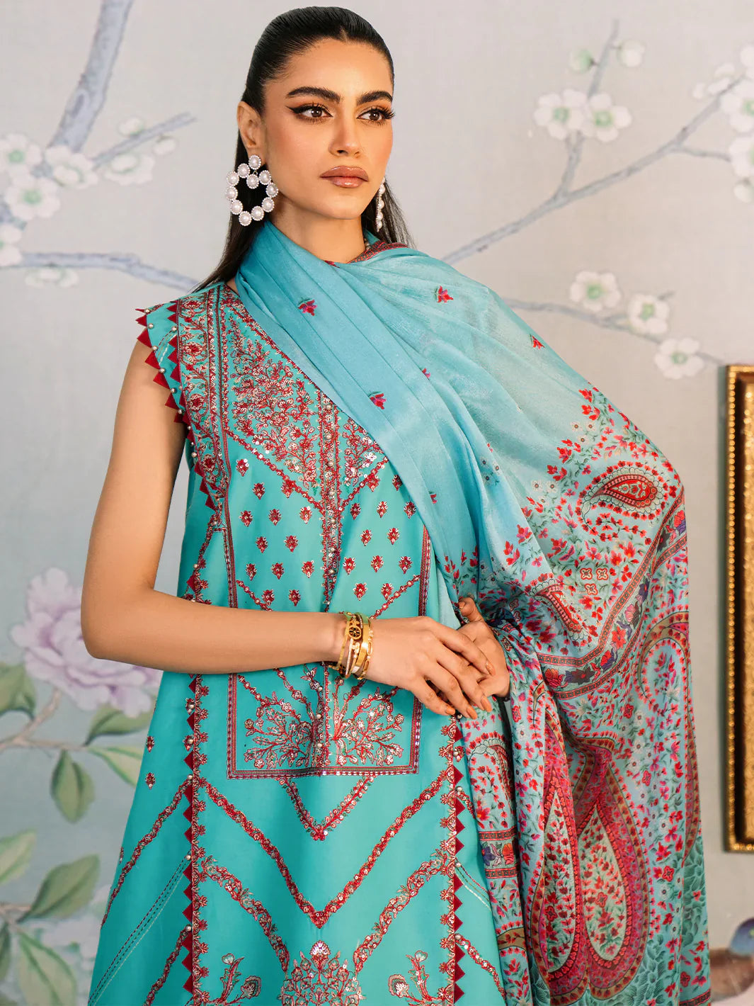 Bin Ilyas | La Hira Spring Summer 24 | 204-B - Official Bin Ilyas stockist in UK - Sakeena London