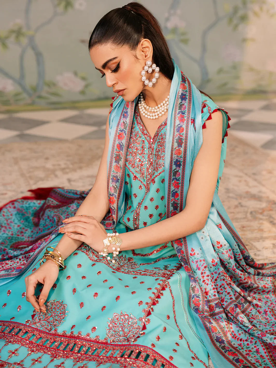Bin Ilyas | La Hira Spring Summer 24 | 204-B - Official Bin Ilyas stockist in UK - Sakeena London