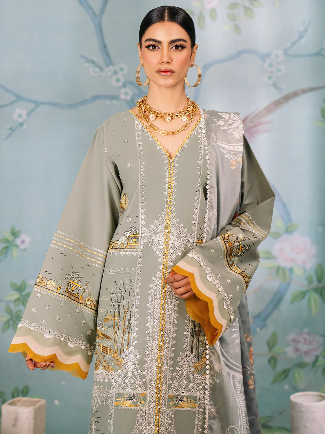 Bin Ilyas | La Hira Spring Summer 24 | 206-A - Official Bin Ilyas stockist in UK - Sakeena London