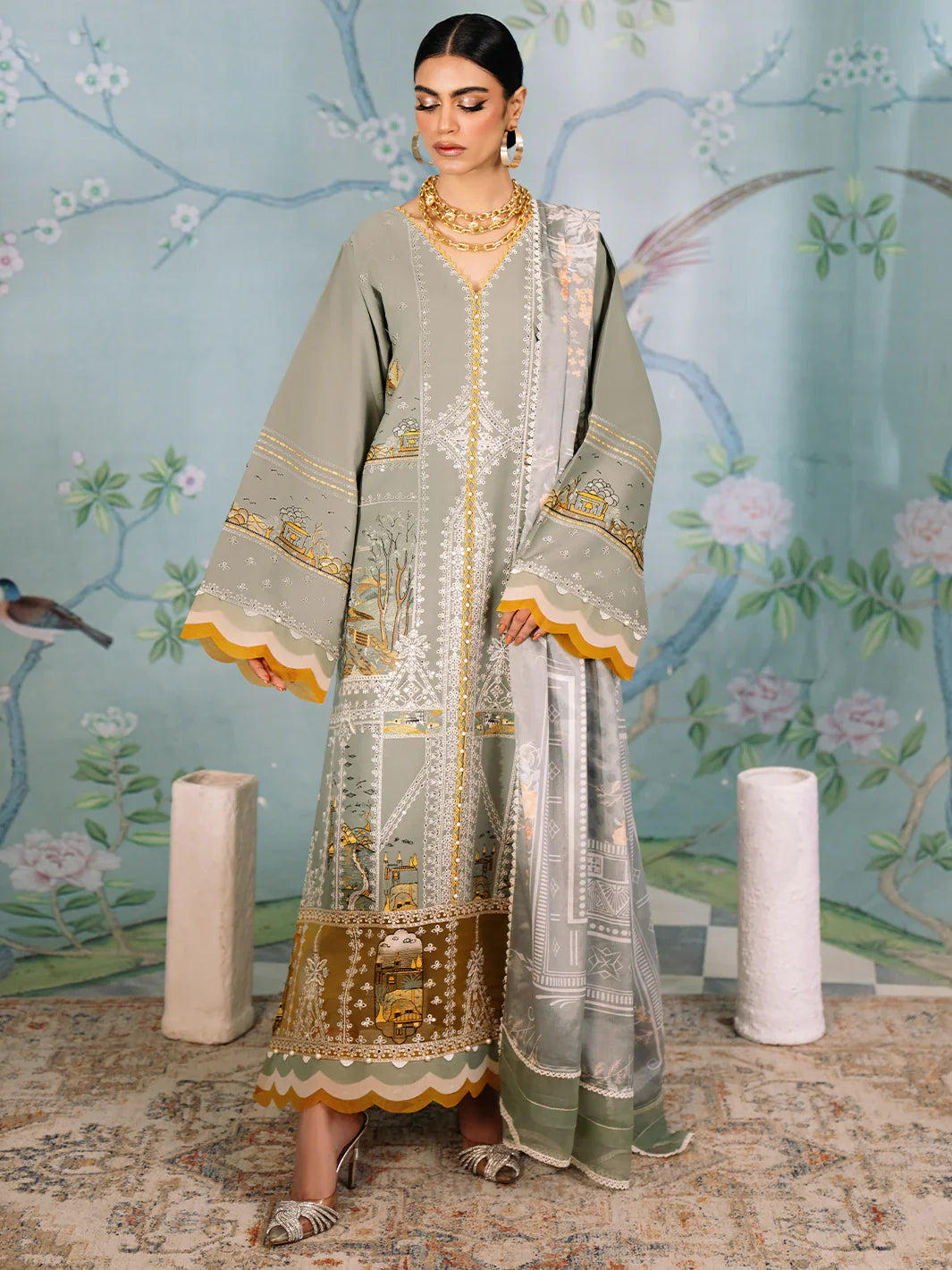 Bin Ilyas | La Hira Spring Summer 24 | 206-A - Official Bin Ilyas stockist in UK - Sakeena London