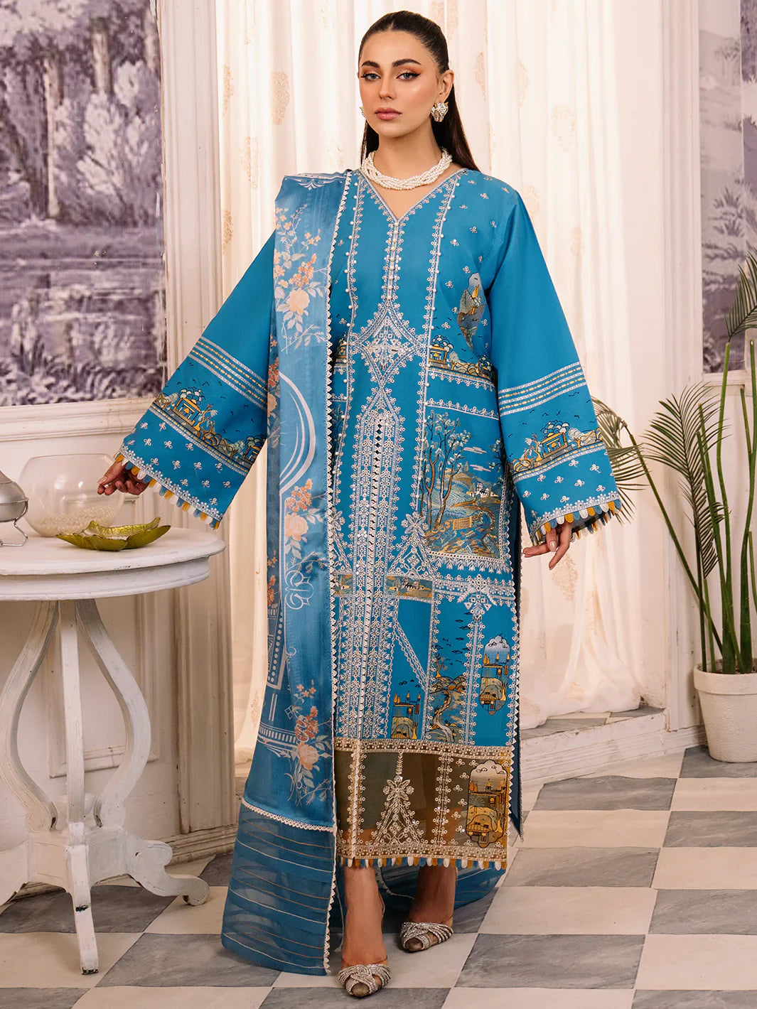 Bin Ilyas | La Hira Spring Summer 24 | 206-B - Official Bin Ilyas stockist in UK - Sakeena London