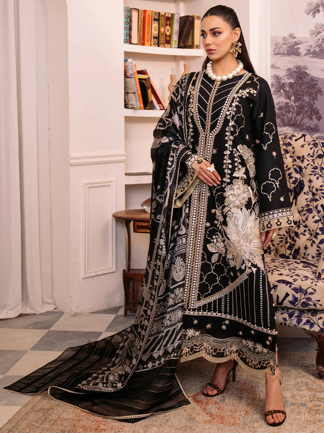 Bin Ilyas | La Hira Spring Summer 24 | 207-B - Official Bin Ilyas stockist in UK - Sakeena London