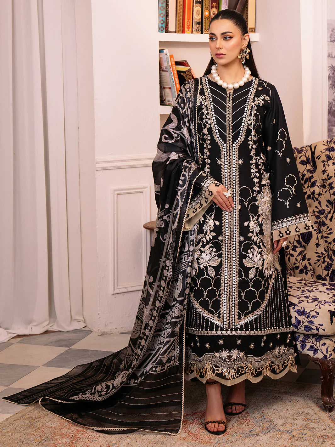 Bin Ilyas | La Hira Spring Summer 24 | 207-B - Official Bin Ilyas stockist in UK - Sakeena London