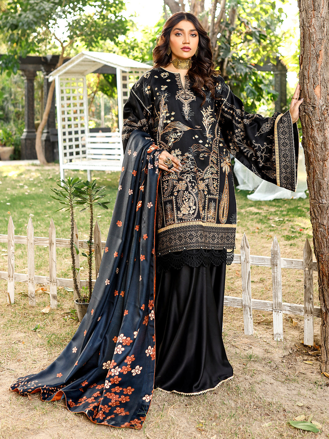 Bin Ilyas | Maya Jahan Winter 24 |766 A - Official Bin Ilyas stockist in UK - Sakeena London