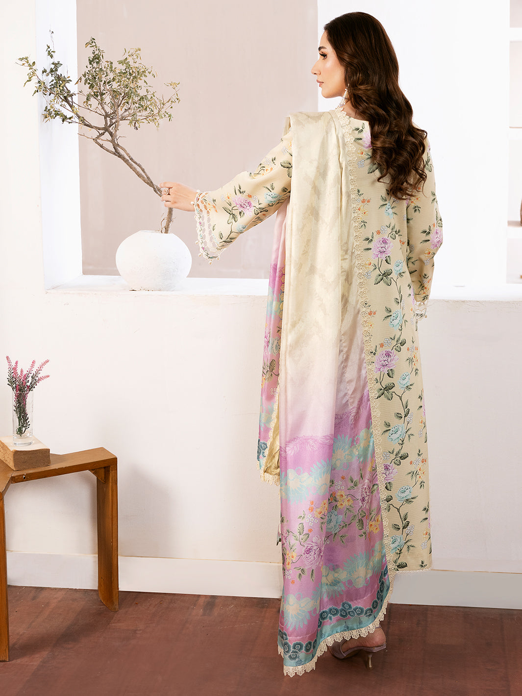Bin Ilyas | Noura Viscose 24 | 71-B - Official Bin Ilyas stockist in UK - Sakeena London
