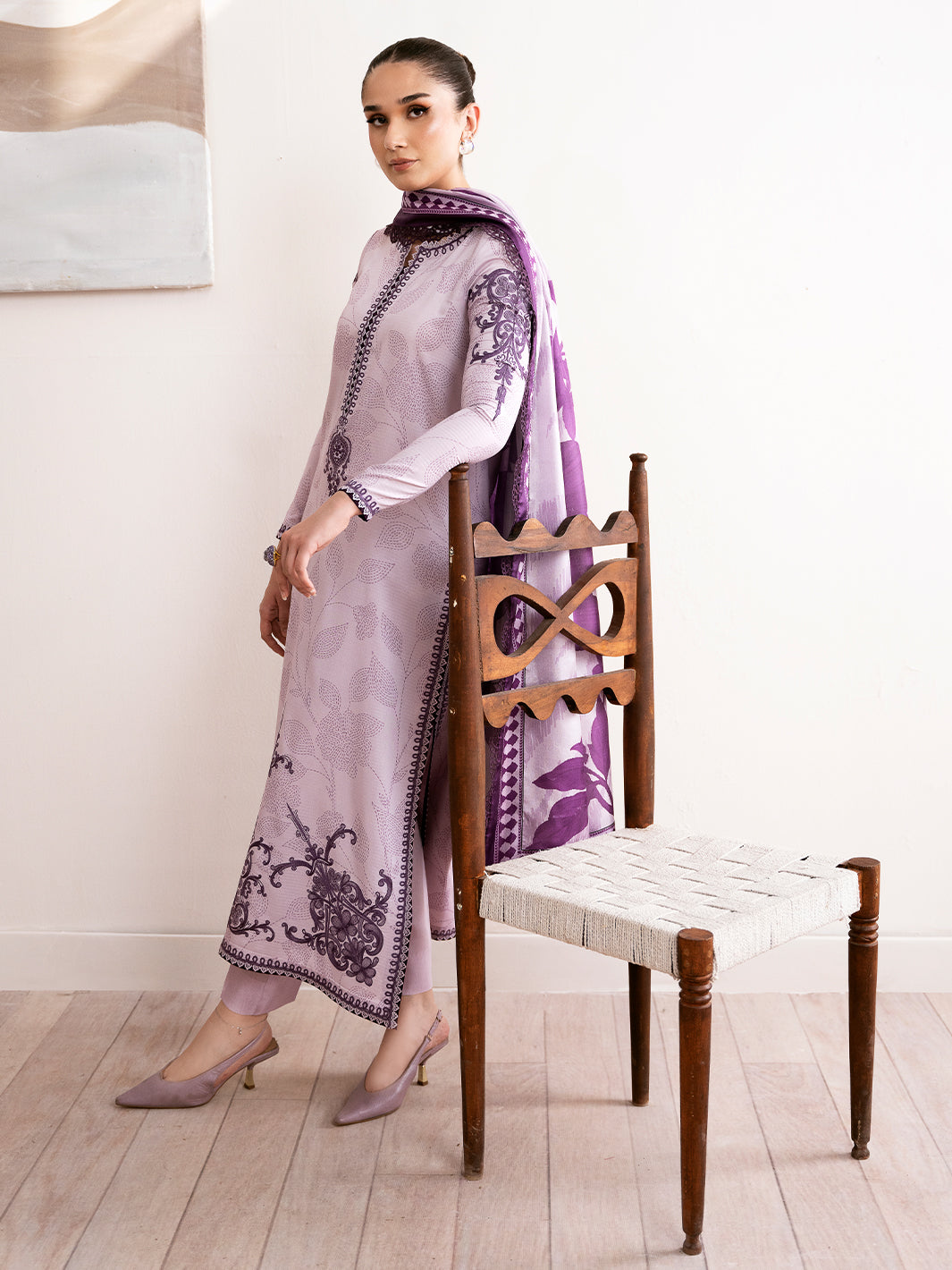 Bin Ilyas | Noura Viscose 24 | 73-A - Official Bin Ilyas stockist in UK - Sakeena London