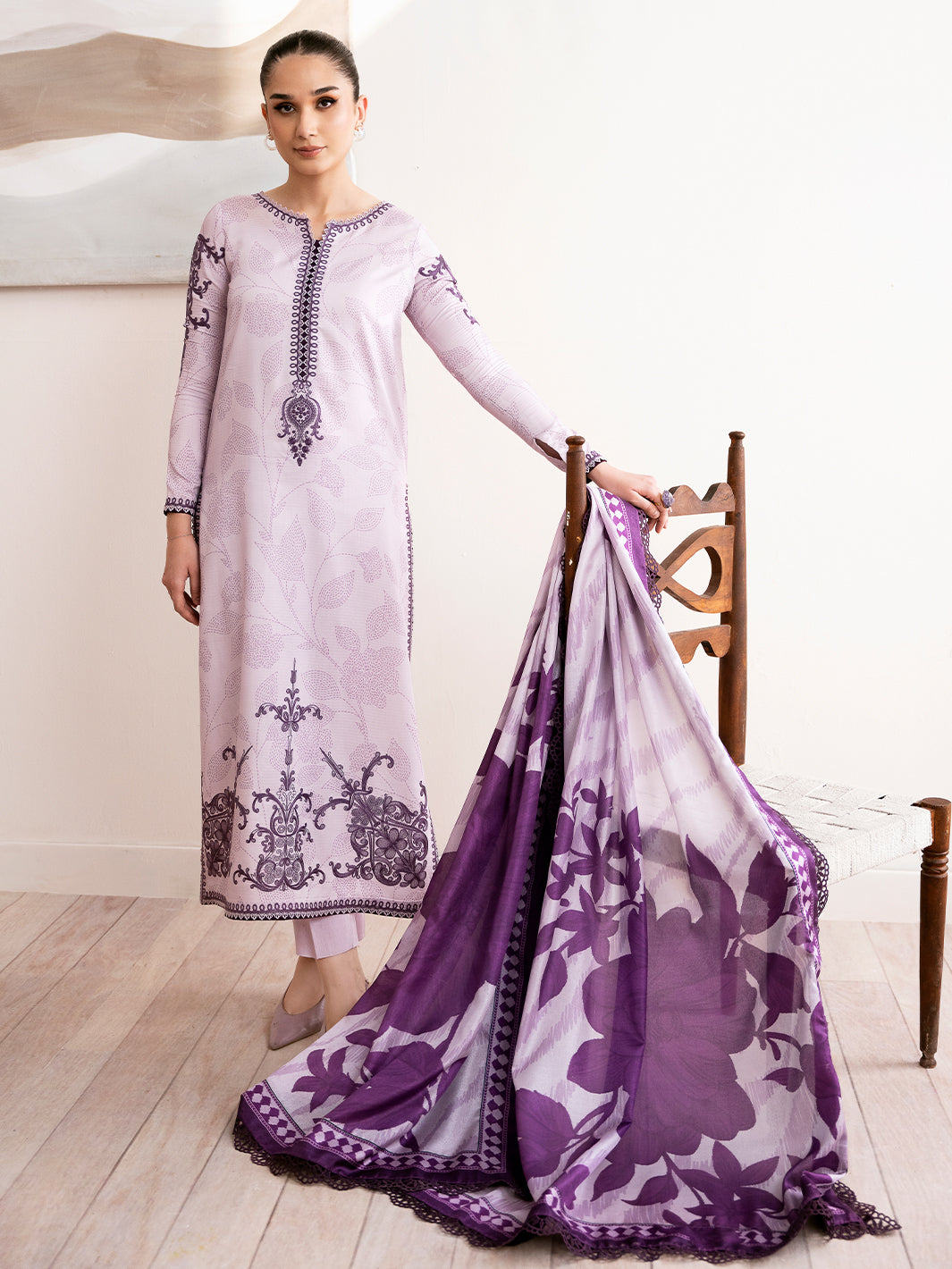 Bin Ilyas | Noura Viscose 24 | 73-A - Official Bin Ilyas stockist in UK - Sakeena London