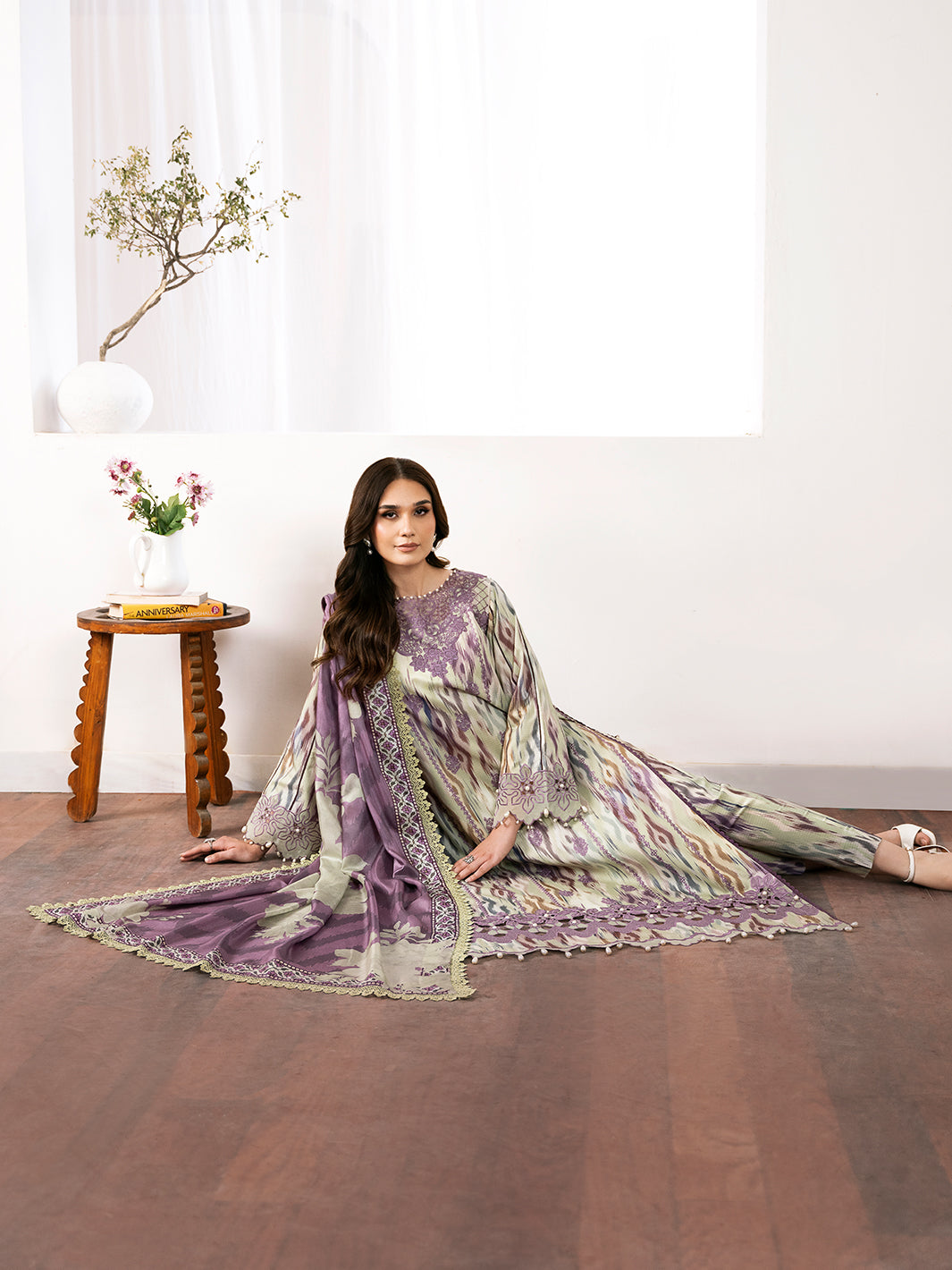 Bin Ilyas | Noura Viscose 24 | 75-A - Official Bin Ilyas stockist in UK - Sakeena London