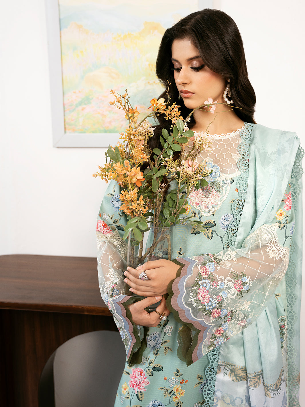 Bin Ilyas | Noura Viscose 24 | 71-A - Official Bin Ilyas stockist in UK - Sakeena London