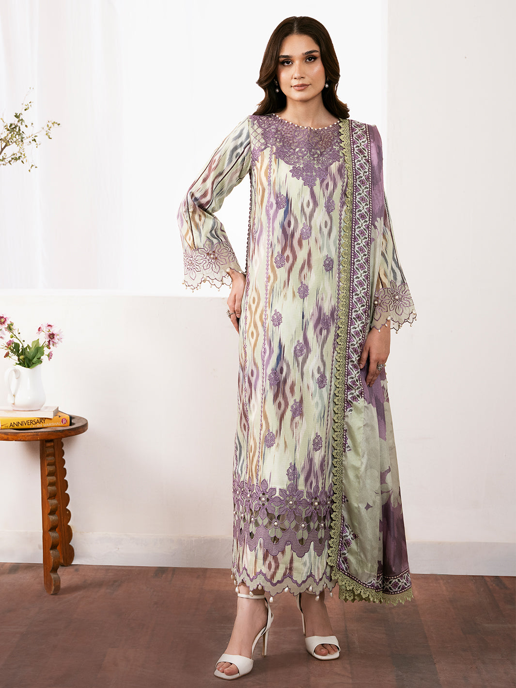 Bin Ilyas | Noura Viscose 24 | 75-A - Official Bin Ilyas stockist in UK - Sakeena London