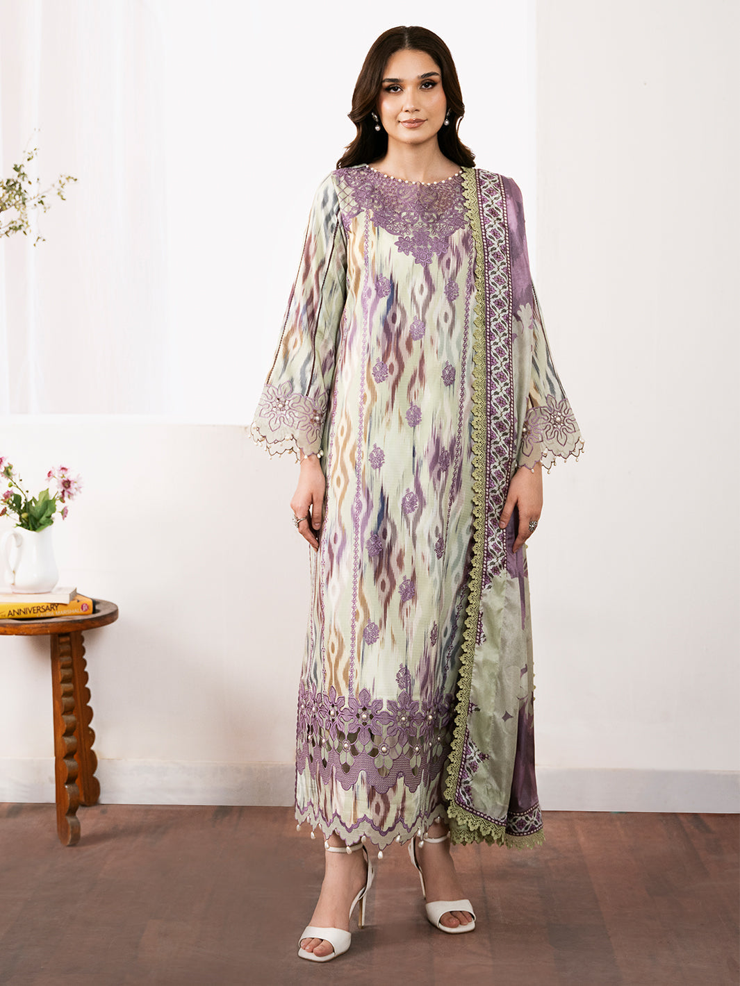 Bin Ilyas | Noura Viscose 24 | 75-A - Official Bin Ilyas stockist in UK - Sakeena London