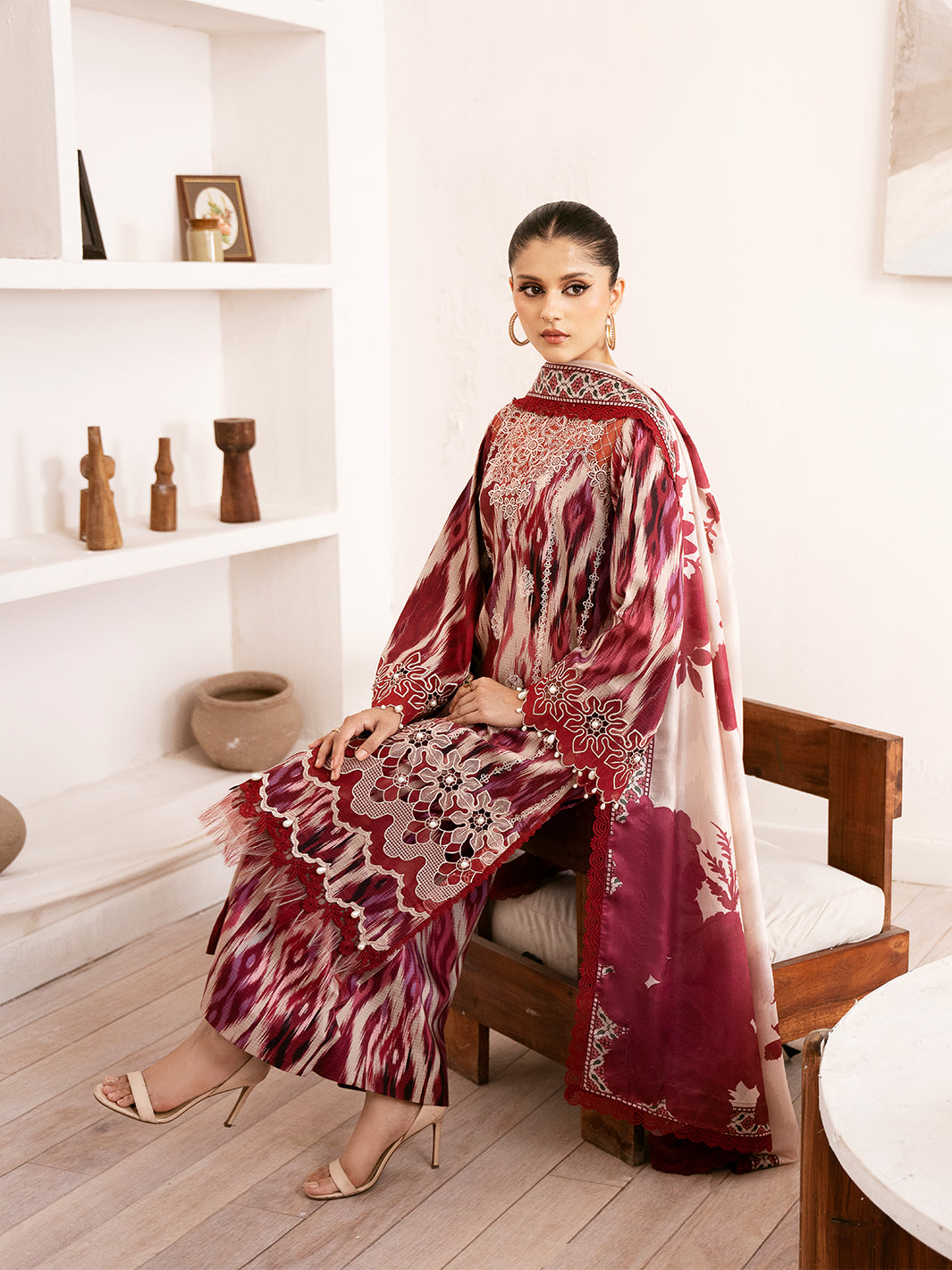 Bin Ilyas | Noura Viscose 24 | 75-B - Official Bin Ilyas stockist in UK - Sakeena London