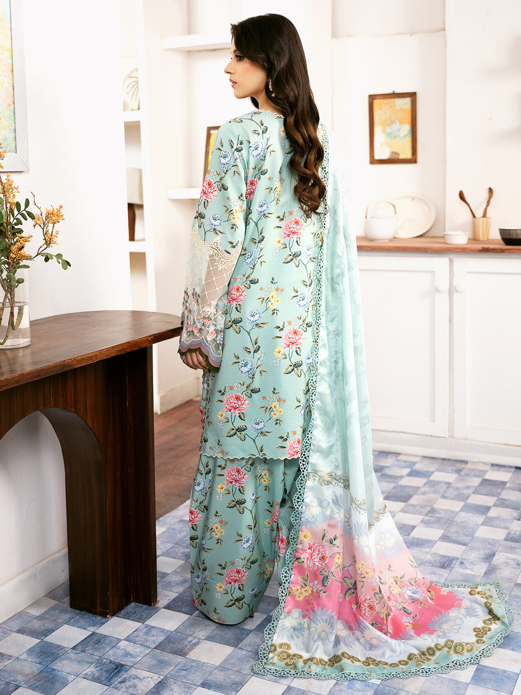 Bin Ilyas | Noura Viscose 24 | 71-A - Official Bin Ilyas stockist in UK - Sakeena London