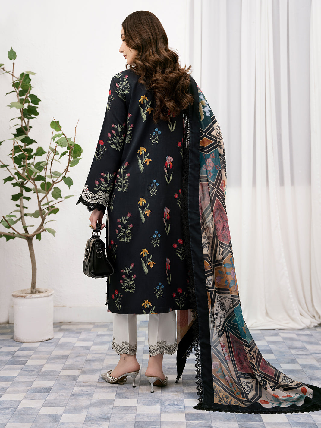 Bin Ilyas | Noura Viscose 24 | 77-A - Official Bin Ilyas stockist in UK - Sakeena London