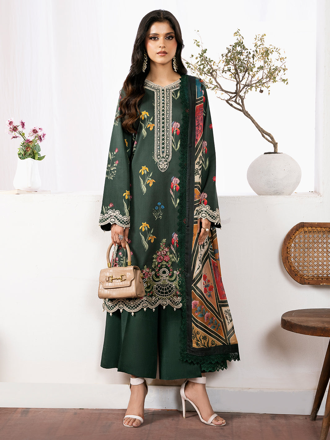Bin Ilyas | Noura Viscose 24 | 77-B - Official Bin Ilyas stockist in UK - Sakeena London