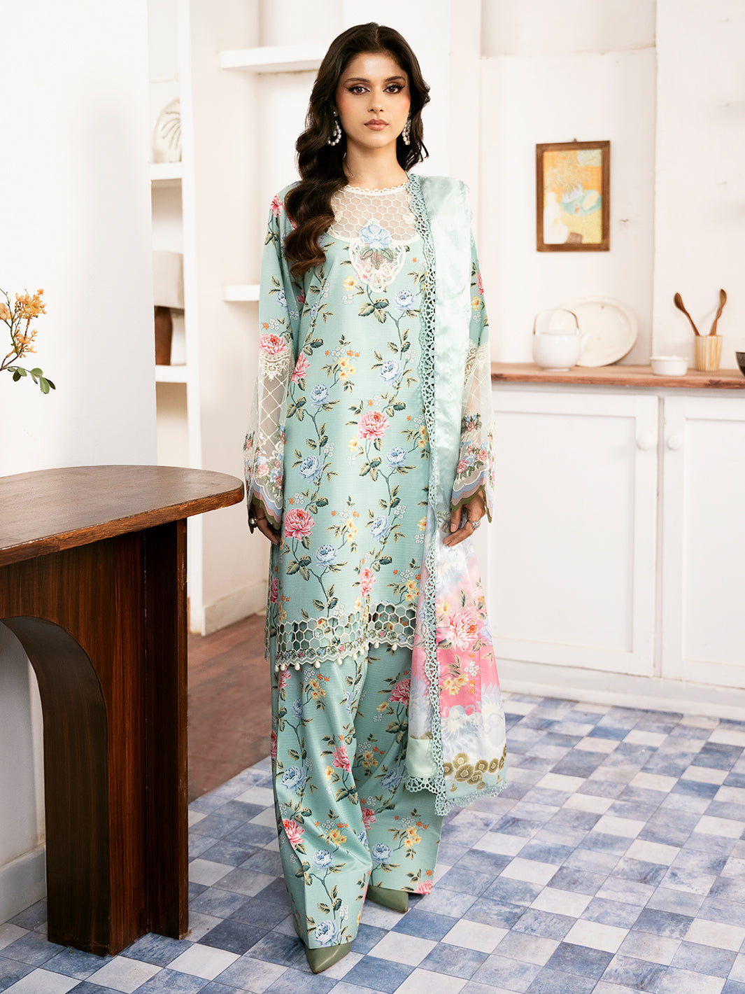Bin Ilyas | Noura Viscose 24 | 71-A - Official Bin Ilyas stockist in UK - Sakeena London