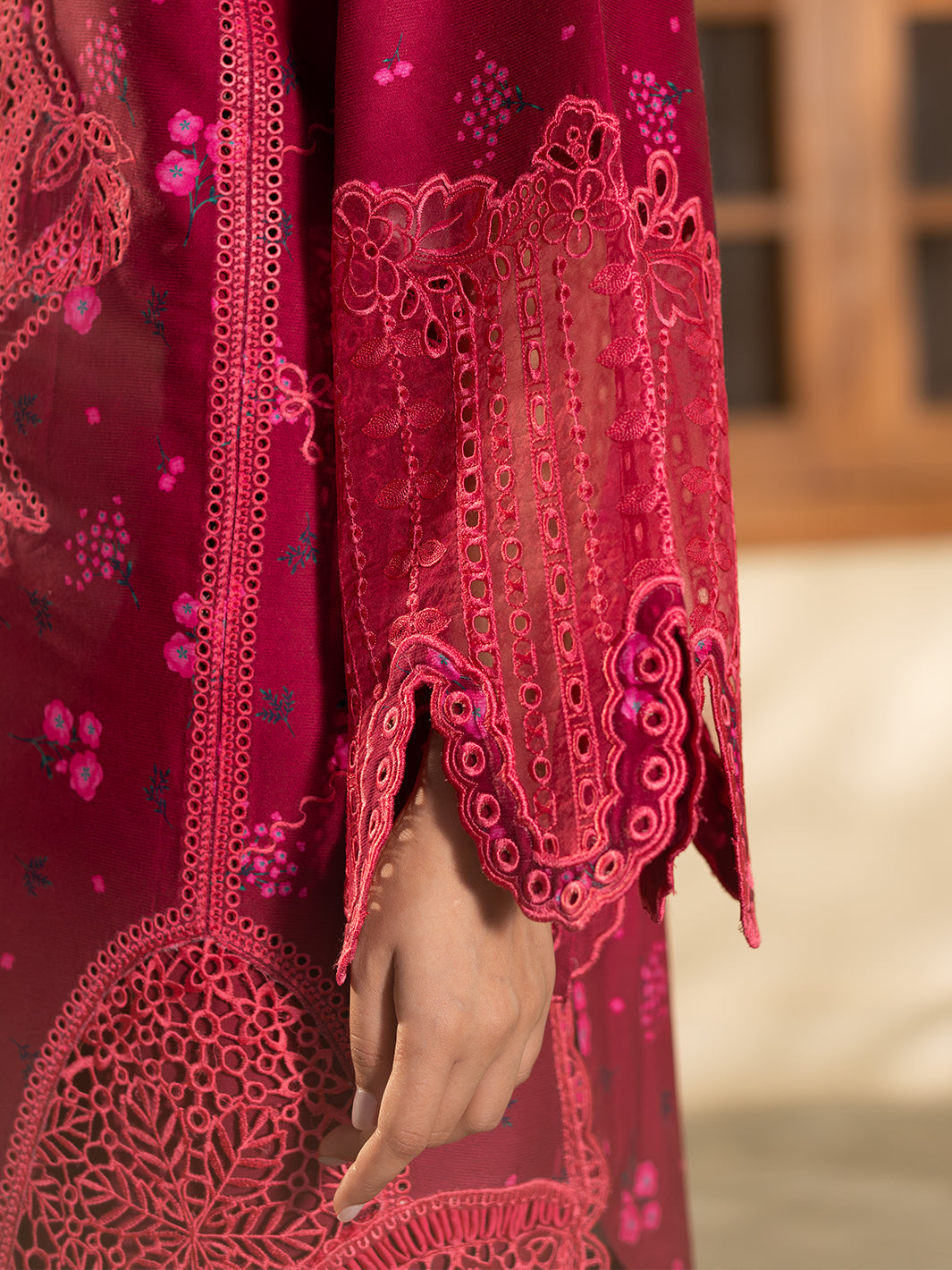 Bin Ilyas | Olivia Embroidered Winter 24 | 527 - A - Official Bin Ilyas stockist in UK - Sakeena London