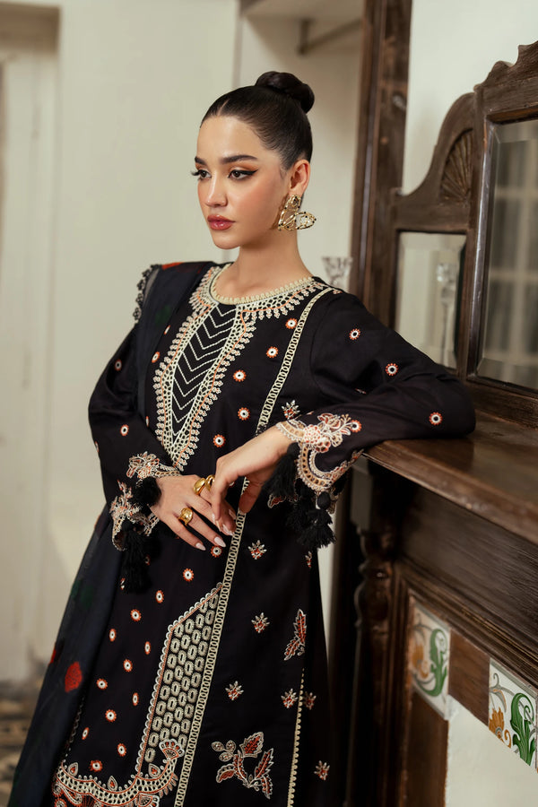 Aabyaan | Miraal Signature Embroidered Viscose | FATIN (AV-09) - Official Aabyaan stockist in UK - Sakeena London