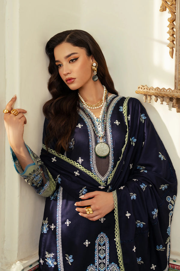 Aabyaan | Miraal Signature Embroidered Viscose | SIRAN (AV-03) - Official Aabyaan stockist in UK - Sakeena London