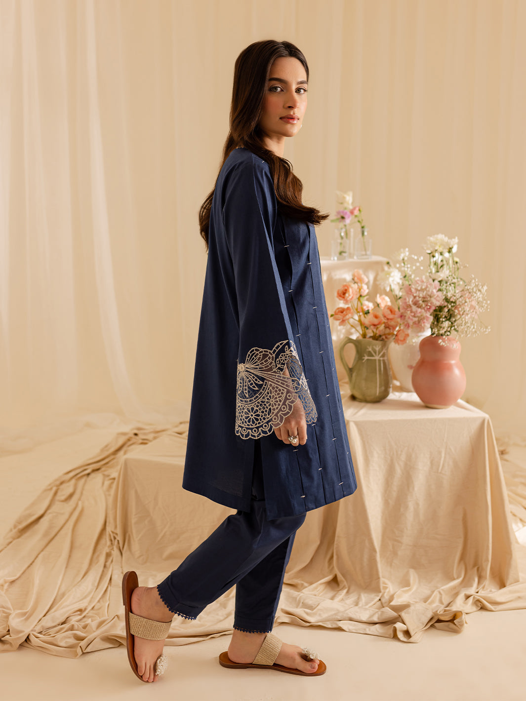 Mahnur | Petal Whispers Lawn Pret | Bluebell - Official Mahnur stockist in UK - Sakeena London