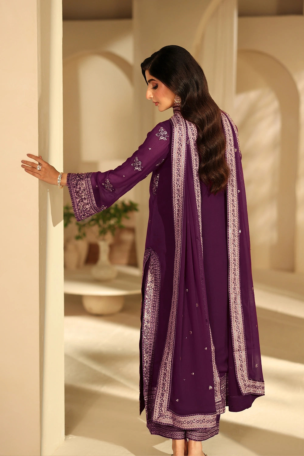 Azure | Azure Luxe | Burgundy Blossom - Official Azure stockist in UK - Sakeena London