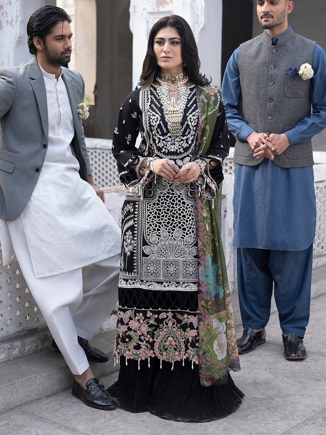Mahnur | Mahrukh Luxury Lawn 24 | CAMELIA - Official Mahnur stockist in UK - Sakeena London