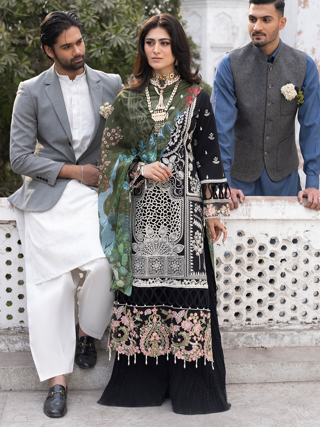 Mahnur | Mahrukh Luxury Lawn 24 | CAMELIA - Official Mahnur stockist in UK - Sakeena London