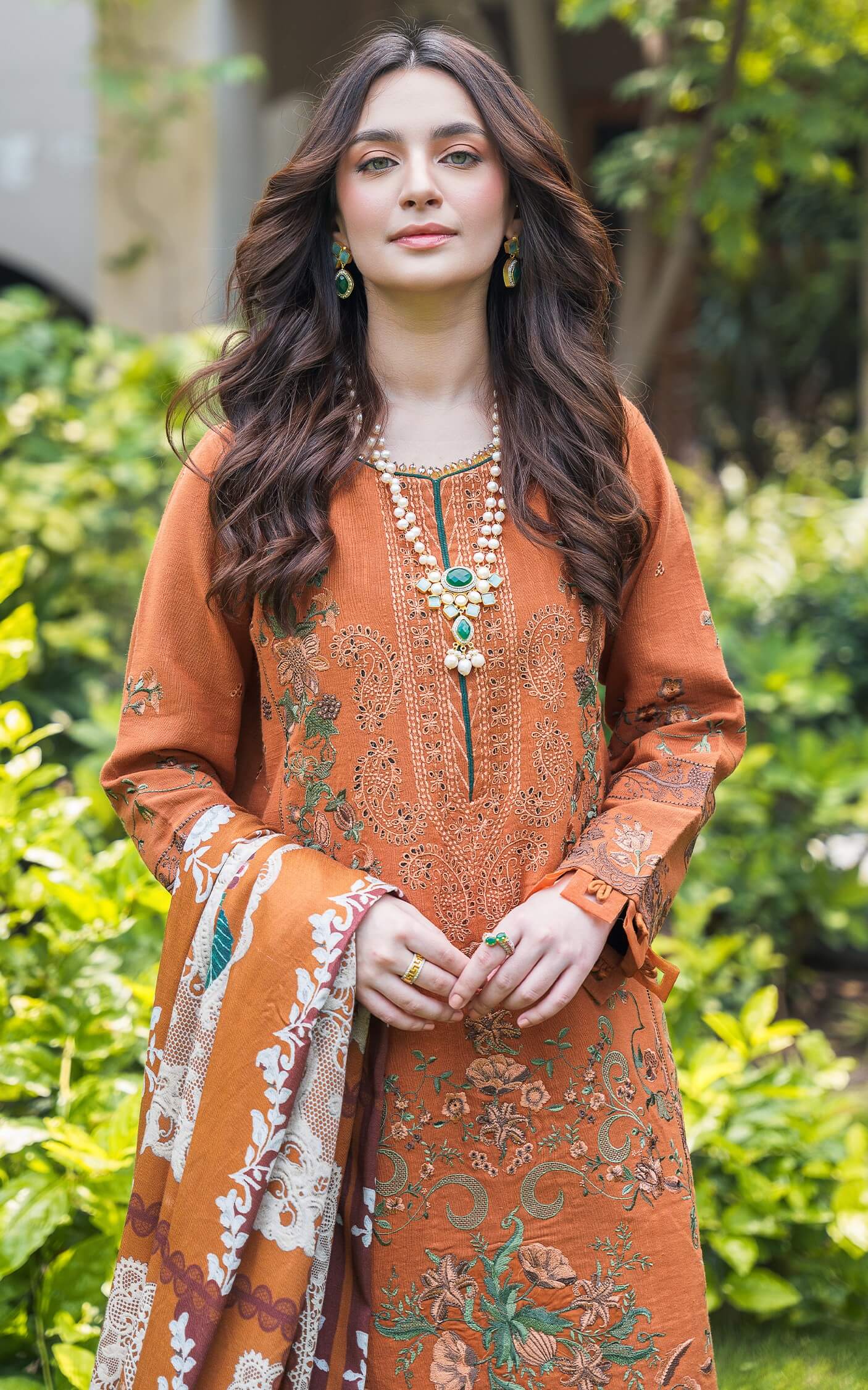 Asifa and Nabeel | Luxury Winter 24 | CARAMEL WL-01 - Official Asifa and Nabeel stockist in UK - Sakeena London