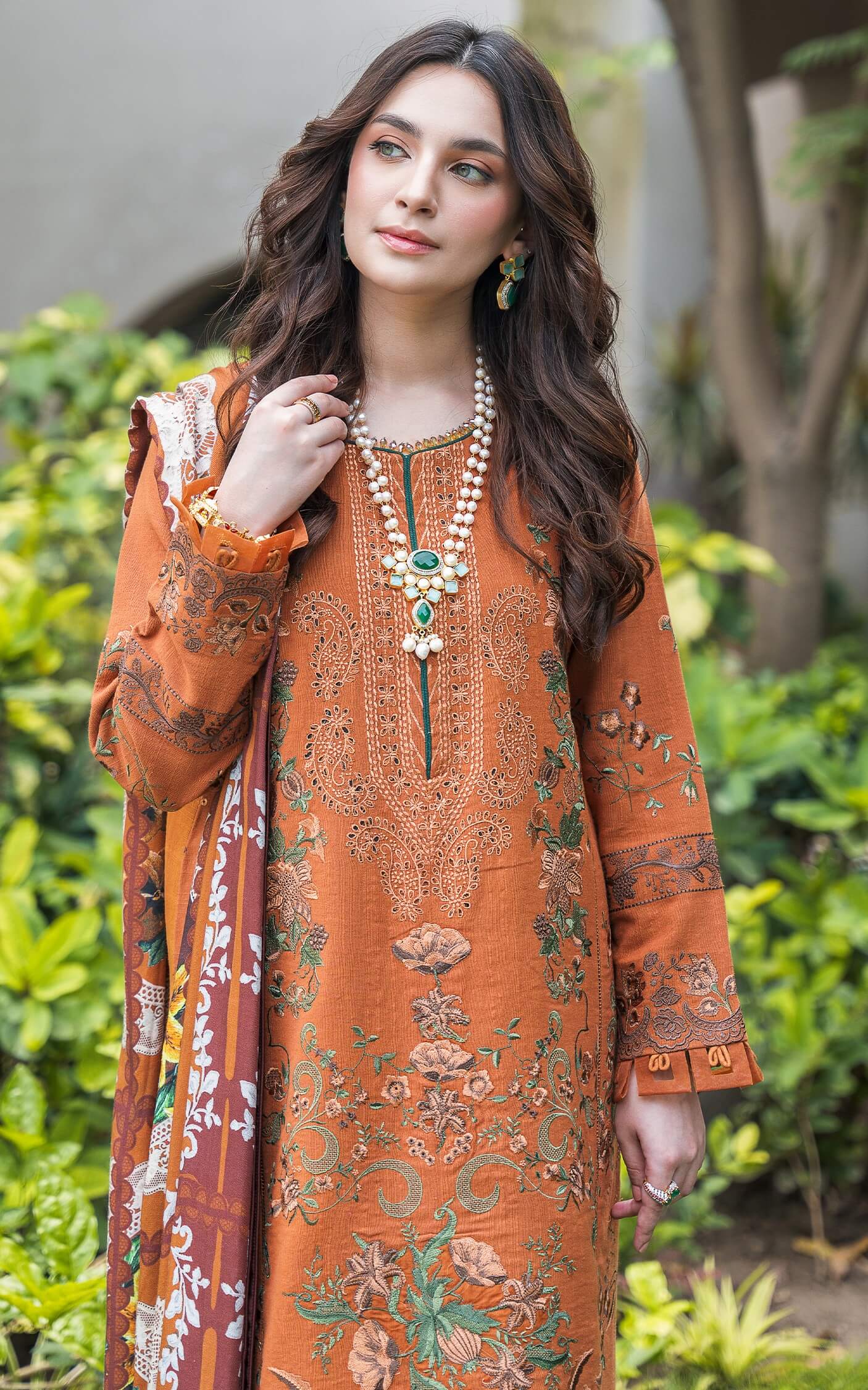 Asifa and Nabeel | Luxury Winter 24 | CARAMEL WL-01 - Official Asifa and Nabeel stockist in UK - Sakeena London
