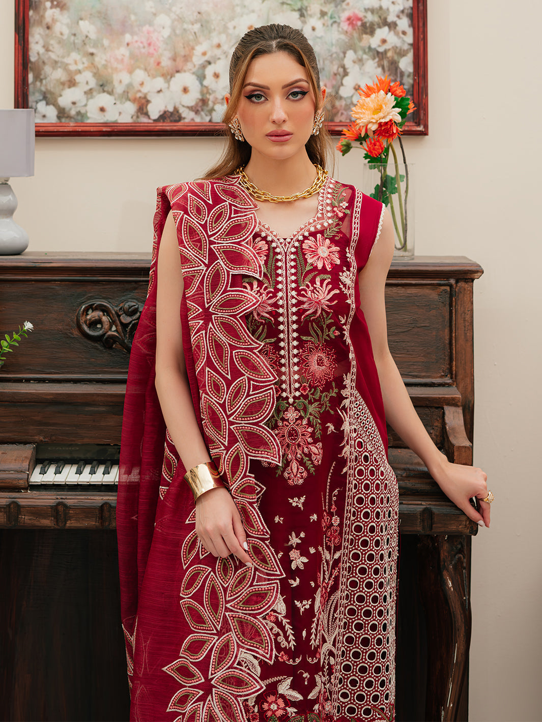 Mahnur | Allenura Luxury Lawn 24 | CELESTIAL - Official Mahnur stockist in UK - Sakeena London
