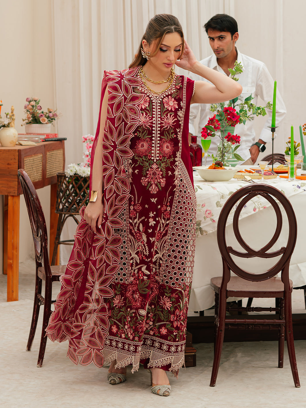 Mahnur | Allenura Luxury Lawn 24 | CELESTIAL - Official Mahnur stockist in UK - Sakeena London