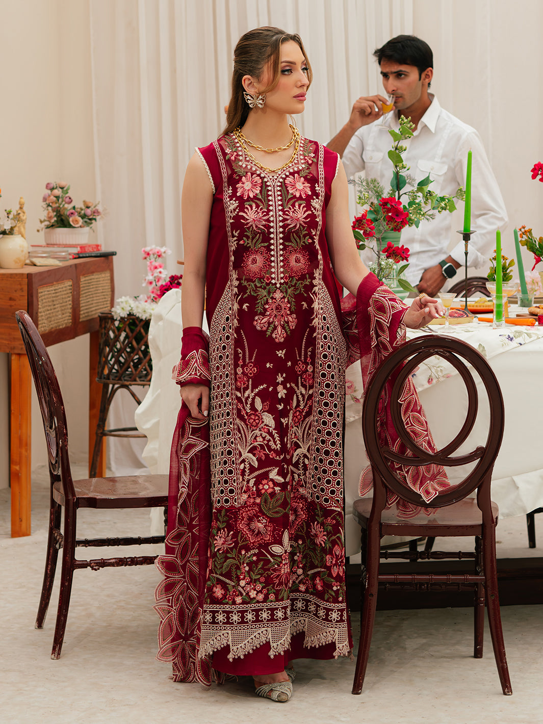 Mahnur | Allenura Luxury Lawn 24 | CELESTIAL - Official Mahnur stockist in UK - Sakeena London
