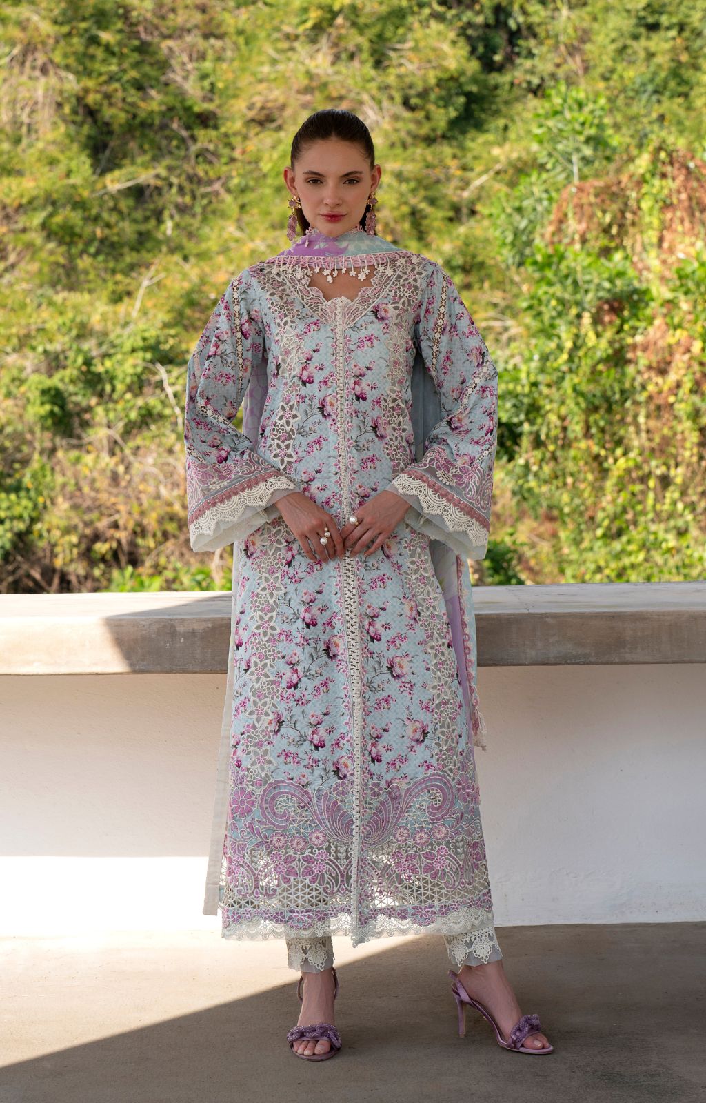 AJR Couture | Printakari Lawn 25 | Charlotte - Official AJR Couture stockist in UK - Sakeena London