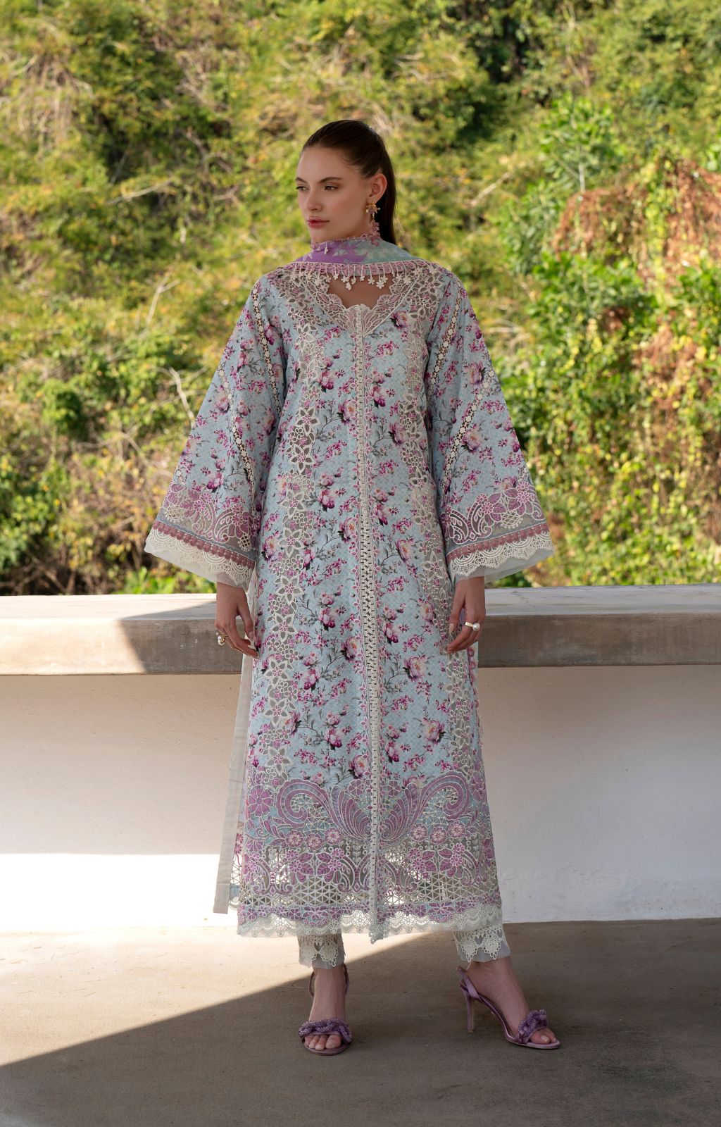 AJR Couture | Printakari Lawn 25 | Charlotte - Official AJR Couture stockist in UK - Sakeena London