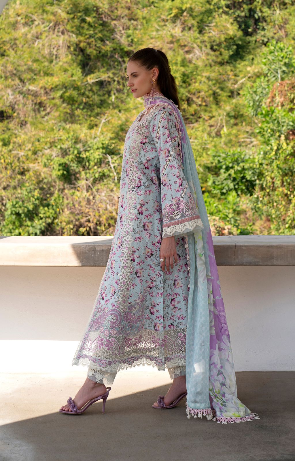 AJR Couture | Printakari Lawn 25 | Charlotte - Official AJR Couture stockist in UK - Sakeena London