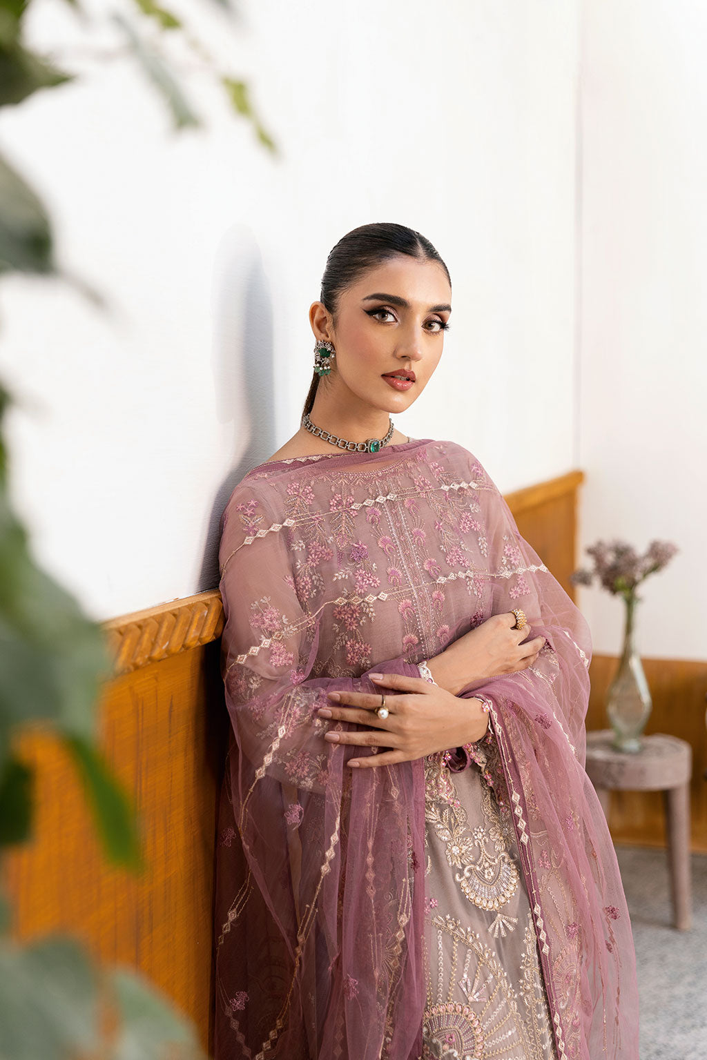 Ramsha | Chevron Chiffon Collection | A-1009 - Official Ramsha stockist in UK - Sakeena London
