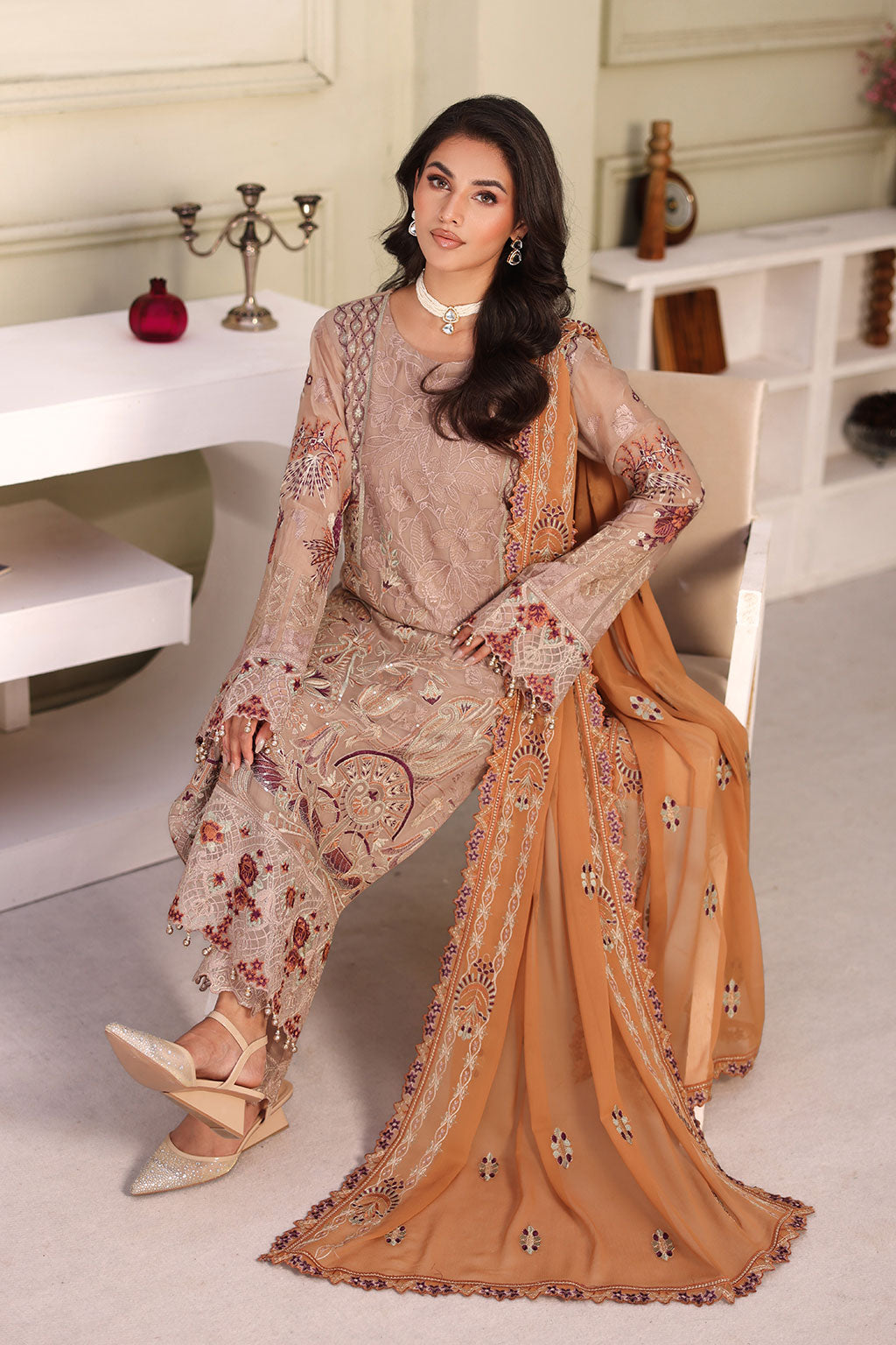 Ramsha | Ramsha Collection | F-2708 - Official Ramsha stockist in UK - Sakeena London