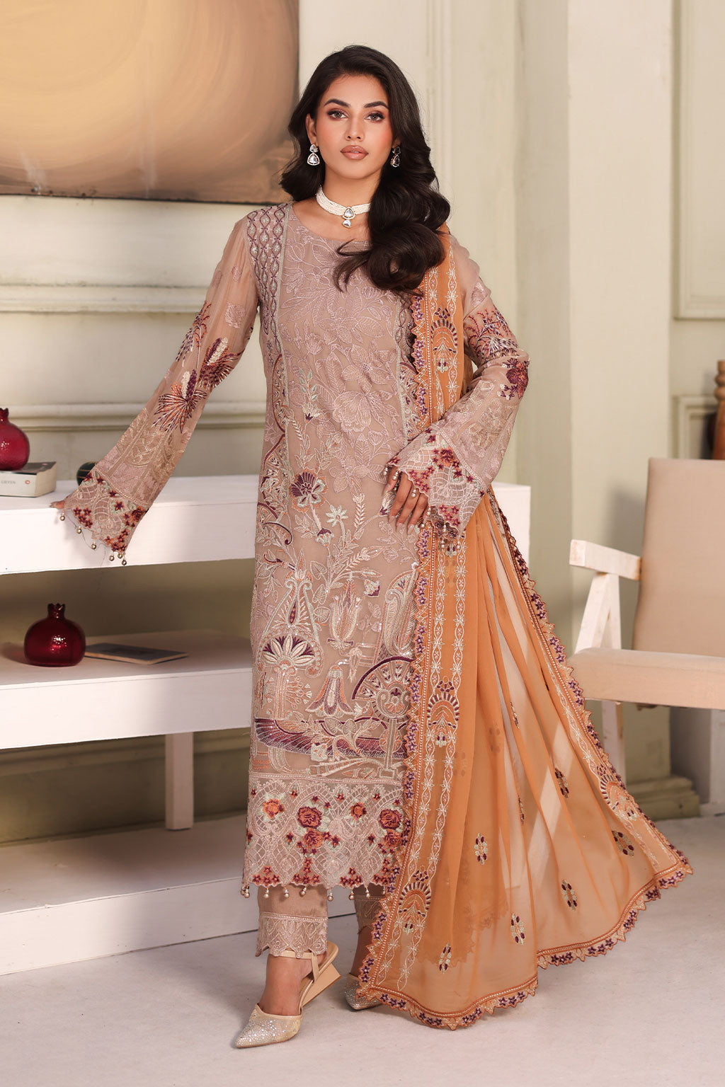 Ramsha | Ramsha Collection | F-2708 - Official Ramsha stockist in UK - Sakeena London