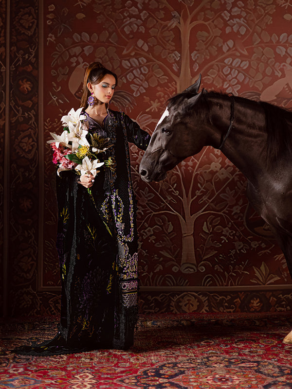 Mahnur | Amelia Luxury Winter 25 | CK-001 Kotrai - Official Mahnur stockist in UK - Sakeena London