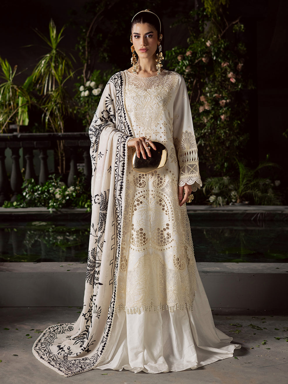 Mahnur | Amelia Luxury Winter 25 |CK-003 Kotrai - Official Mahnur stockist in UK - Sakeena London