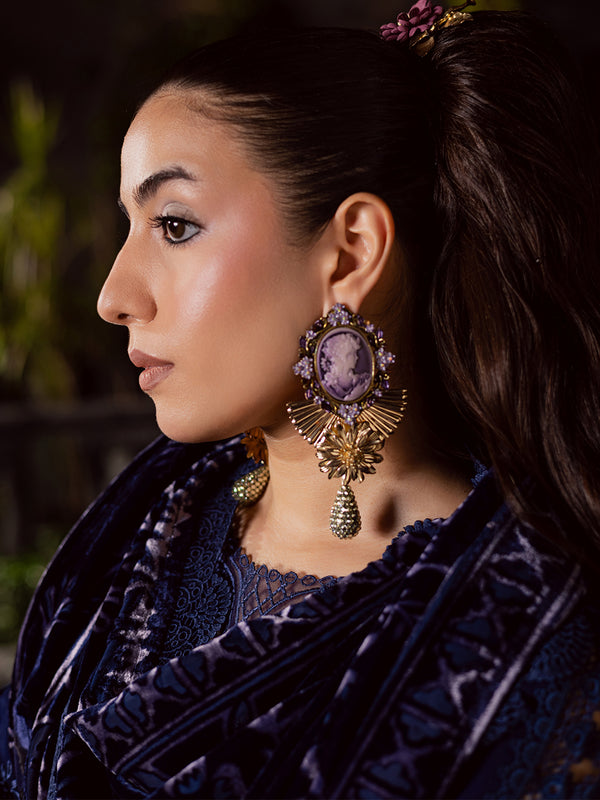 Mahnur | Amelia Luxury Winter 25 | CK-005 Kotrai - Official Mahnur stockist in UK - Sakeena London