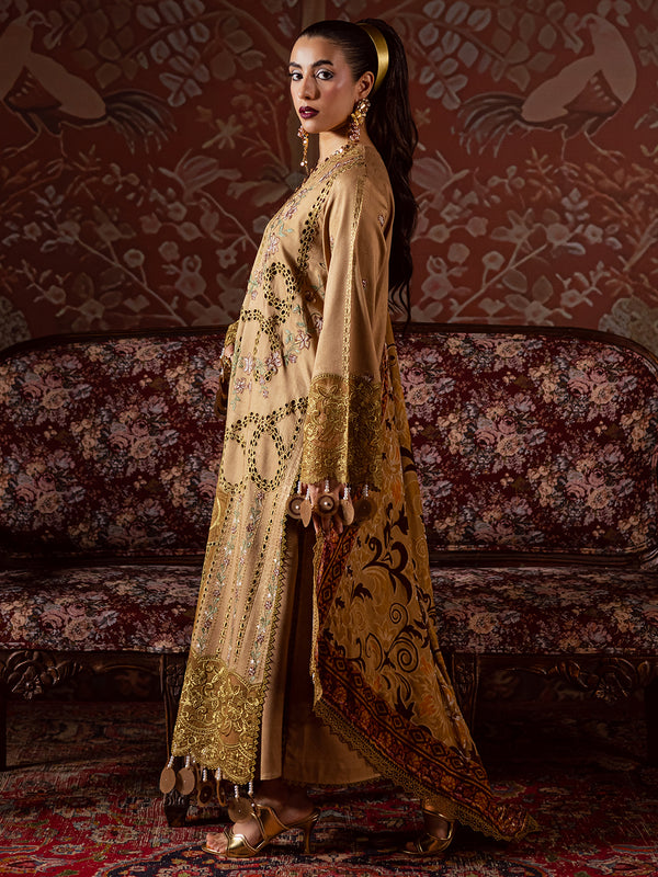 Mahnur | Amelia Luxury Winter 25 | CK-006 Kotrai - Official Mahnur stockist in UK - Sakeena London