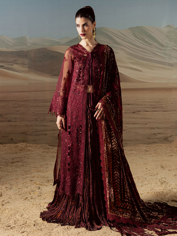 Mahnur | Amelia Luxury Winter 25 | CK-007 Kotrai - Official Mahnur stockist in UK - Sakeena London