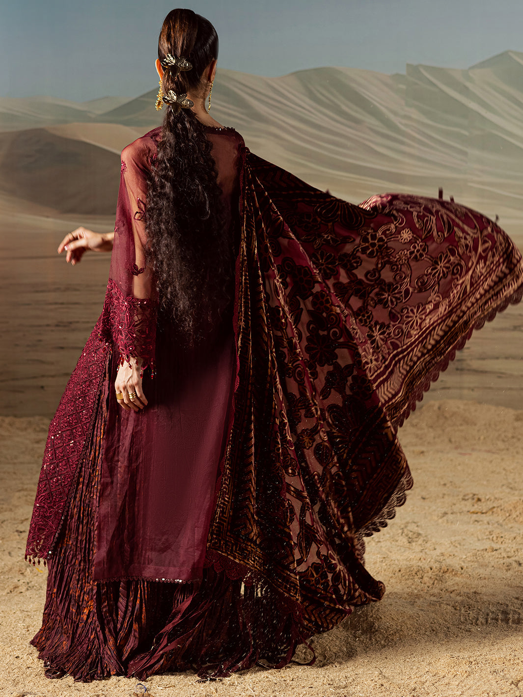 Mahnur | Amelia Luxury Winter 25 | CK-007 Kotrai - Official Mahnur stockist in UK - Sakeena London