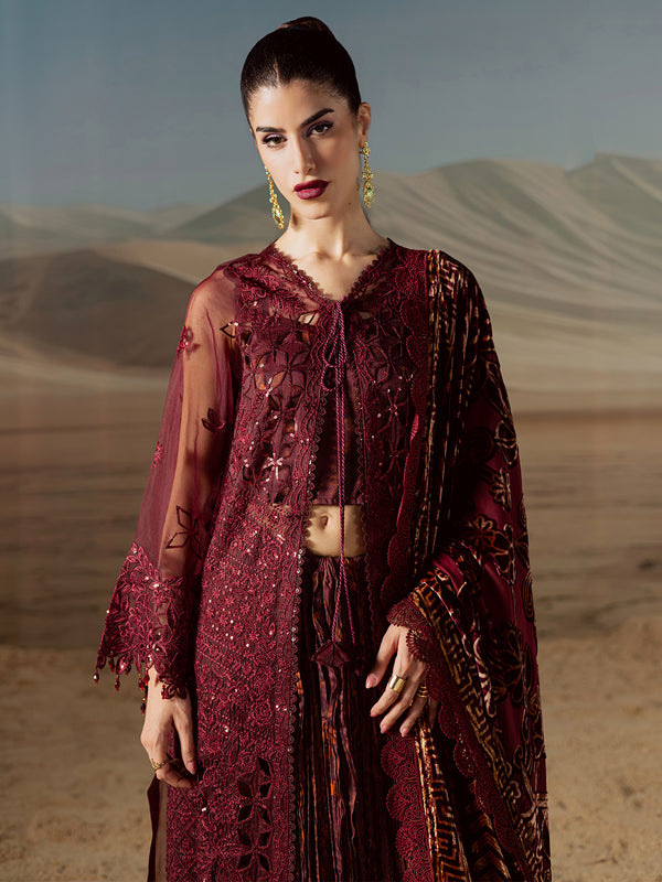 Mahnur | Amelia Luxury Winter 25 | CK-007 Kotrai - Official Mahnur stockist in UK - Sakeena London